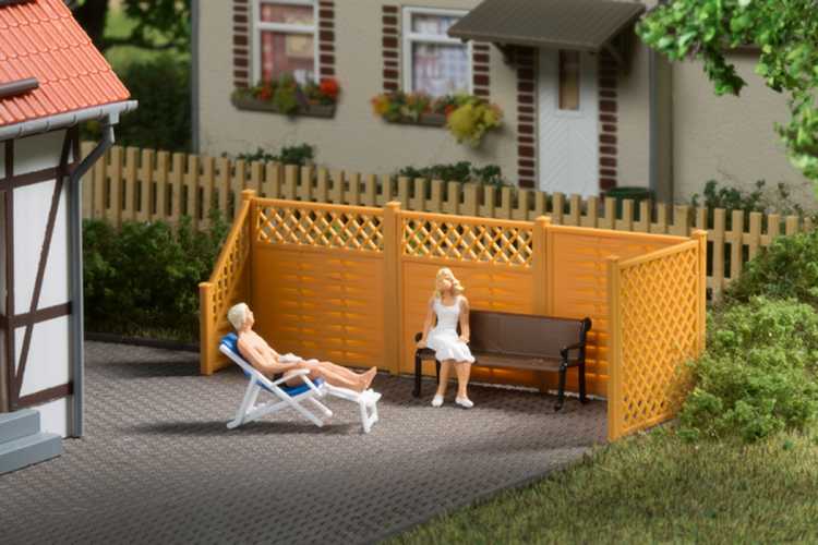 Clôture de jardin brise vue
