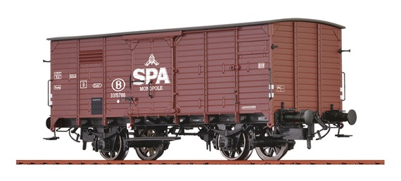 Wagon couvert "SPA Monopole" - SNCB - Cliquez sur l'image pour la fermer