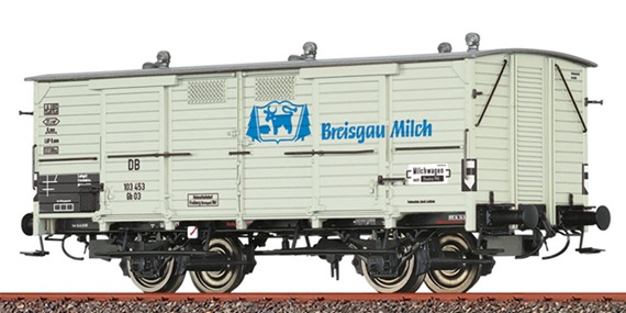 Wagon couvert - DB Transport de lait - Cliquez sur l'image pour la fermer