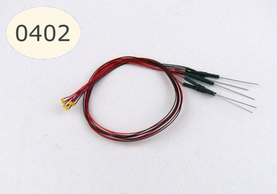 CHANZON Lot De 20 LED RGB Clignotantes Lentes 3mm - Pré-câblées Avec Résistance 560Ω - 12V DC Pour Projets DIY, Clavier, Jouets - 3