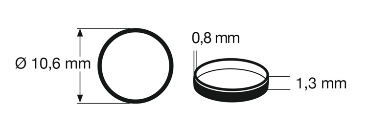Bandage d'adhérence 10.60 mm
