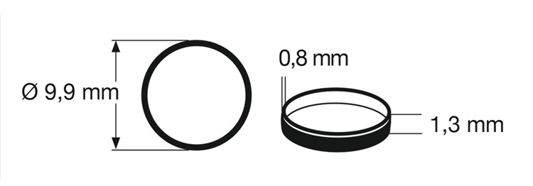Bandage d'adhérence 9.90 mm