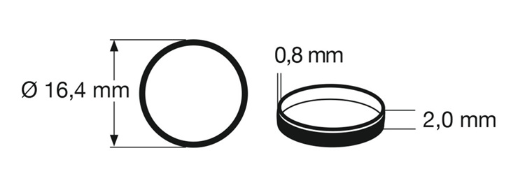 Bandage d'adhérence 16.40 mm