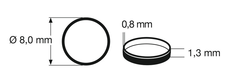 Bandage d'adhérence 8.00 mm