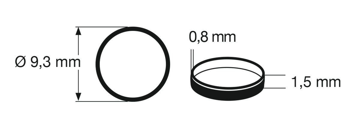 Bandage d'adhérence 9.30 mm