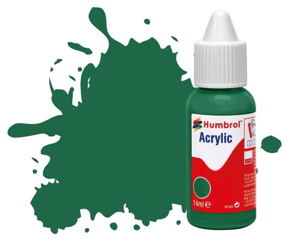 Humbrol Acrylic - Dark Green Matt (30) - Cliquez sur l'image pour la fermer