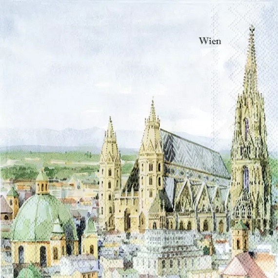 Serviette IHR Vienne (33 x 33 cm) - Cliquez sur l'image pour la fermer