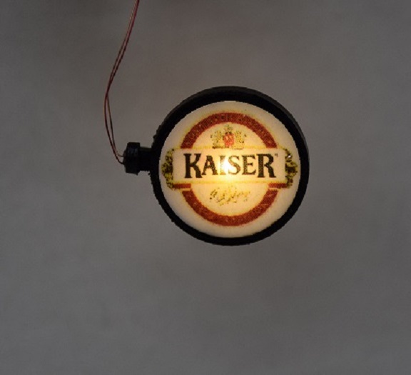 Enseigne lumineuse - Bière KAISER - Cliquez sur l'image pour la fermer