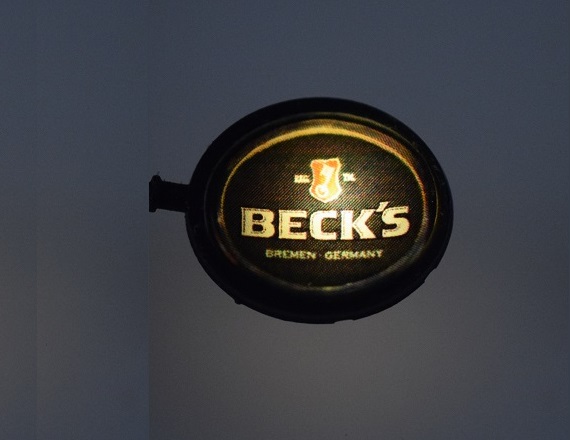 Enseigne lumineuse - Bière BECKS