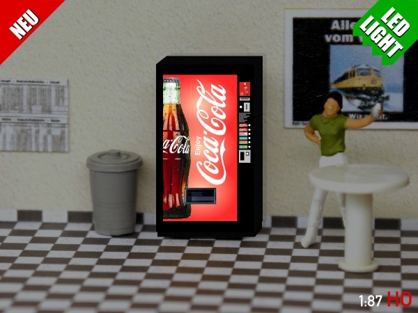 Distributeur de boissons - Coca-Cola - Cliquez sur l'image pour la fermer