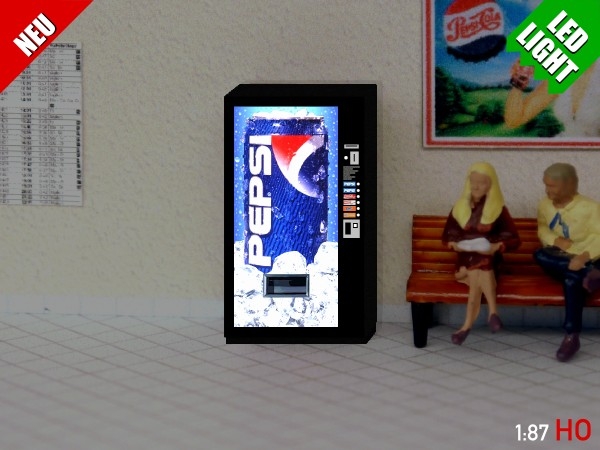 Distributeur de boissons - Pepsi-Cola - Cliquez sur l'image pour la fermer