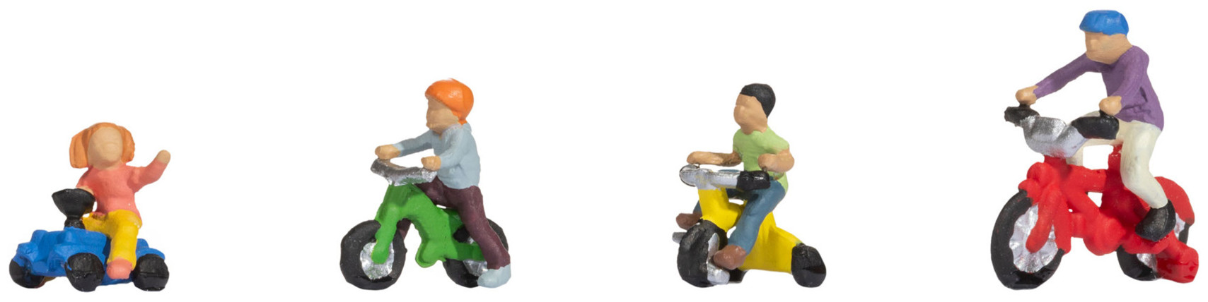 Enfants sur vélos