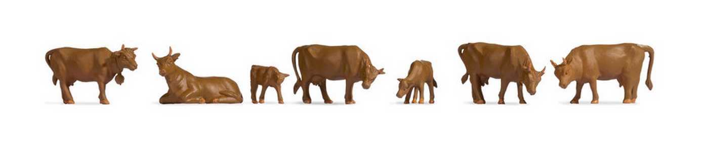 Vaches brunes - Cliquez sur l'image pour la fermer