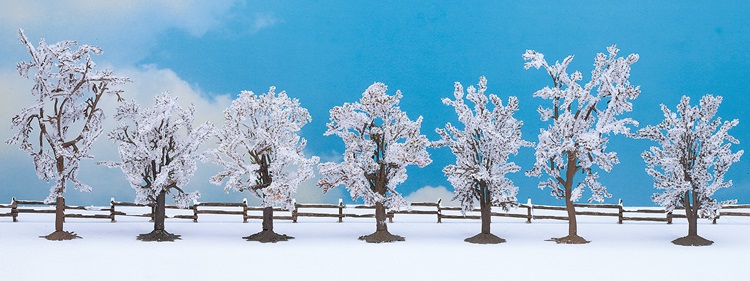 Arbres en hiver - Cliquez sur l'image pour la fermer