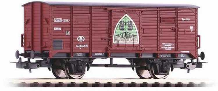 Wagon couvert "COUSIN & DE RAUW" - SNCB - Cliquez sur l'image pour la fermer