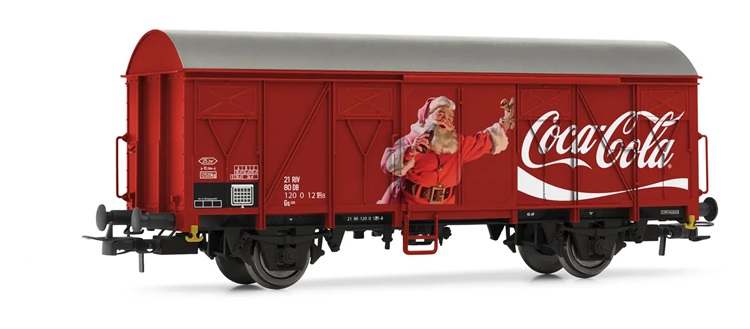 Wagon Couvert Coca-Cola Jouef HO – Boîte Cristal – Réf 626500 – Comme Neuf
