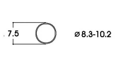 Bandage d'adhérence 8.30 X 10.20 mm