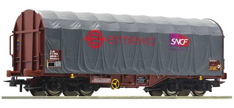 WAGON A PAROI COULISSANTE, DB AG, HO, EpVI, PAR ROCO 6600112