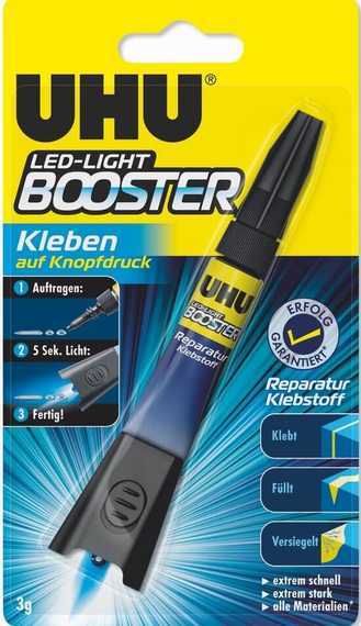 Colle UHU - Led Light Booster 3 Gr - Cliquez sur l'image pour la fermer