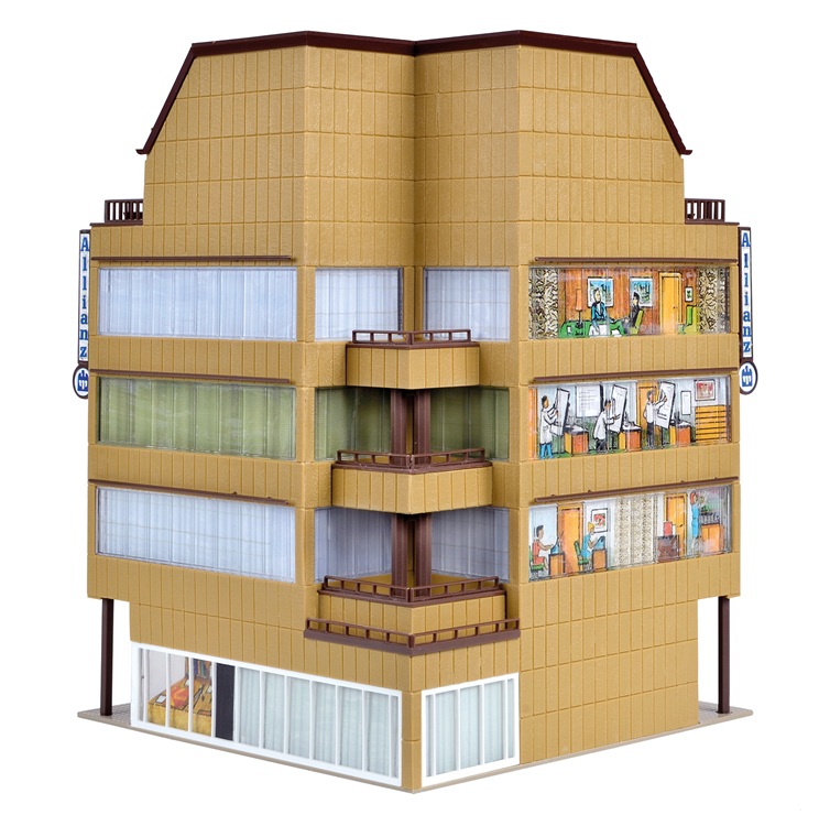 Immeuble urbain de coin