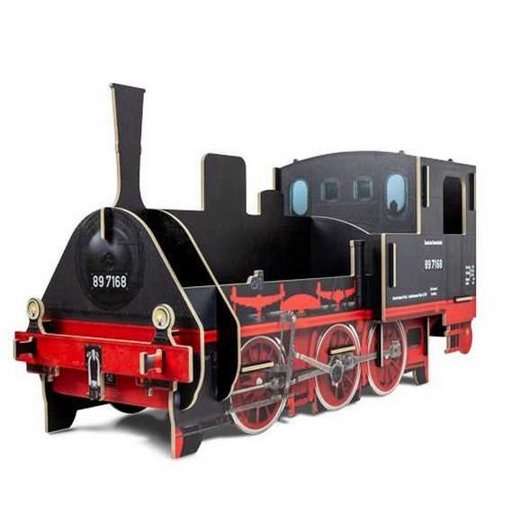 Locomotive à vapeur T3 - Range livres - Cliquez sur l'image pour la fermer